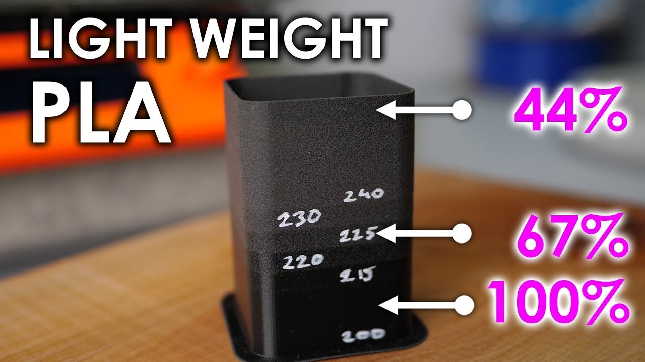 A 4th dimension for 3D prints - Colorfabb Light-Weight, foaming PLA