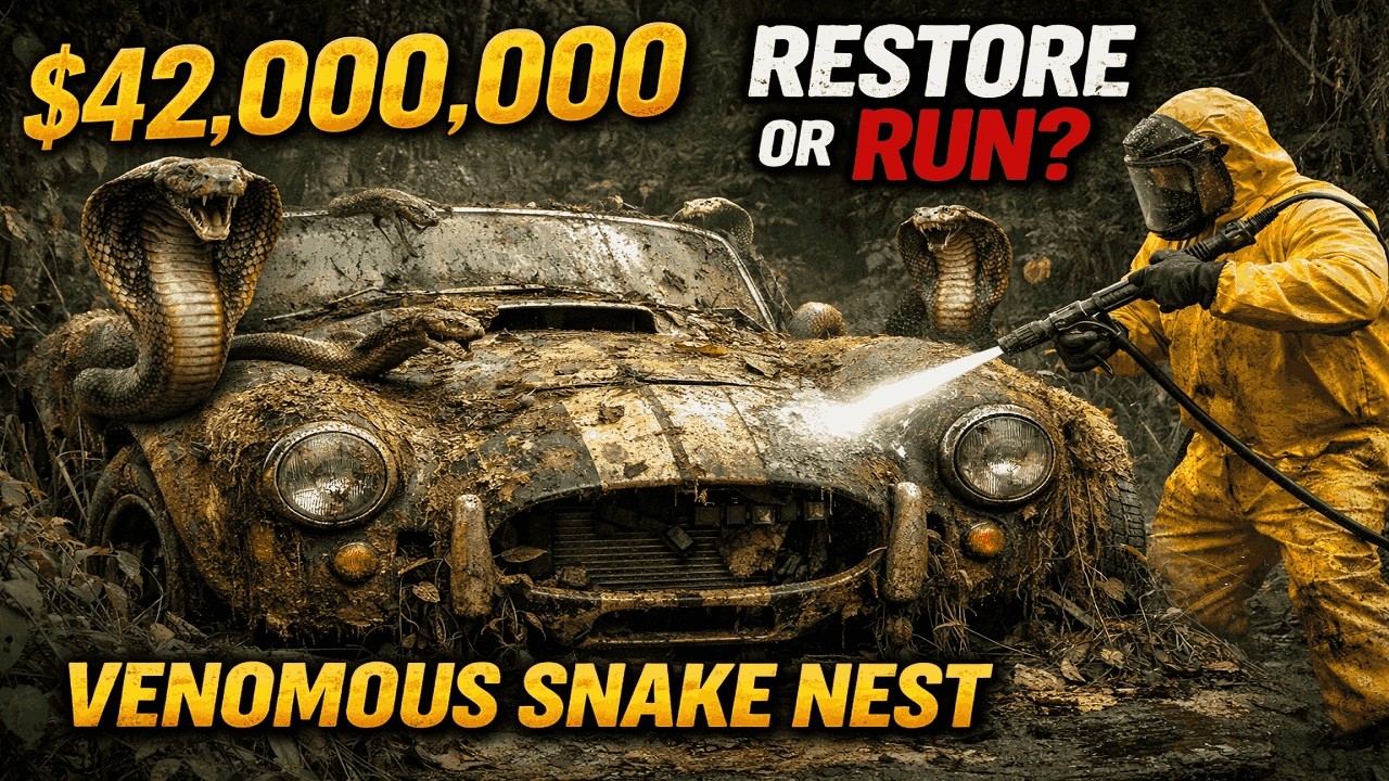 Restoring $42,000,000 Shelby Cobra 427 Infested with 37 Venomous Snakes