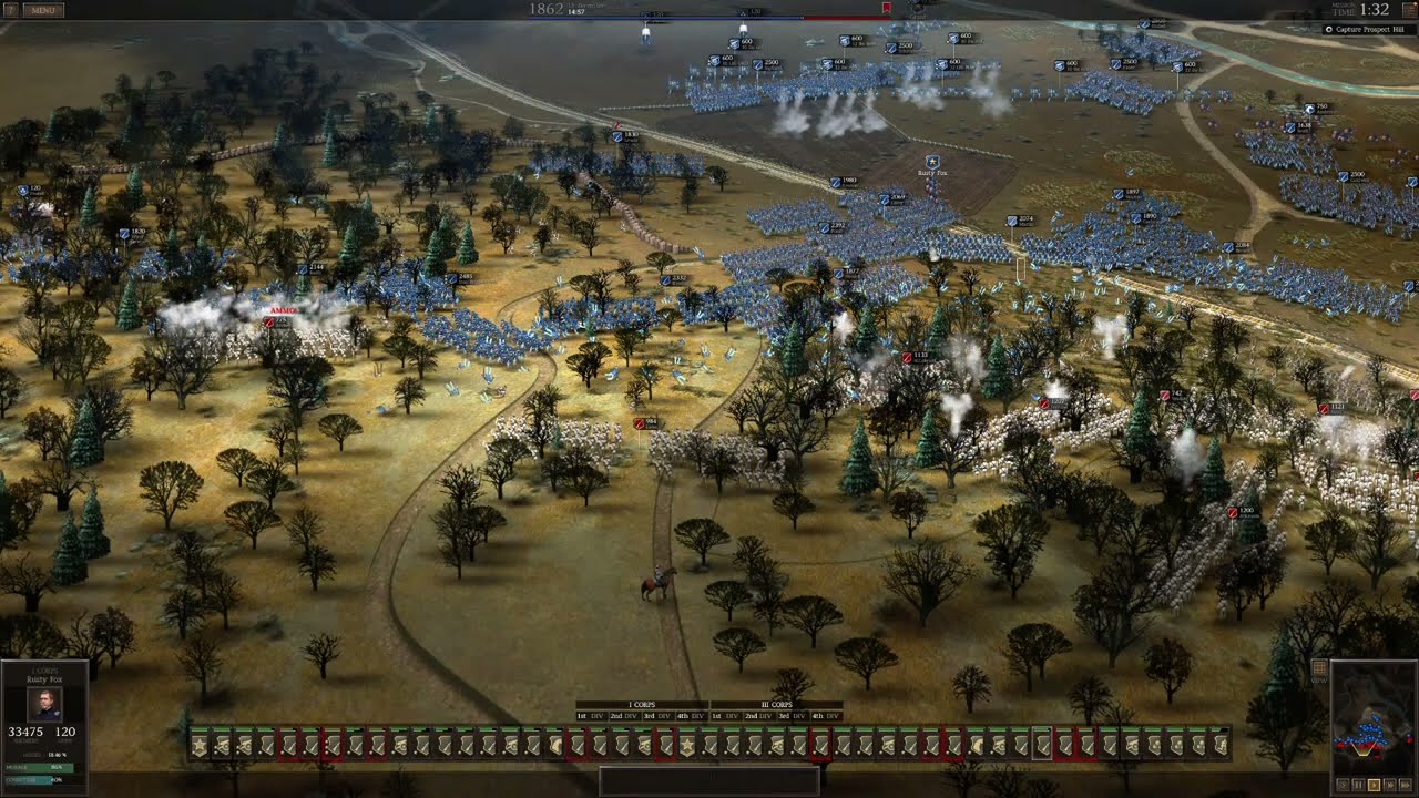 BLOODBATH AT PROSPECT HILL! Ultimate General Civil War: Union Campaign Battle of Fredericksburg Pt 1