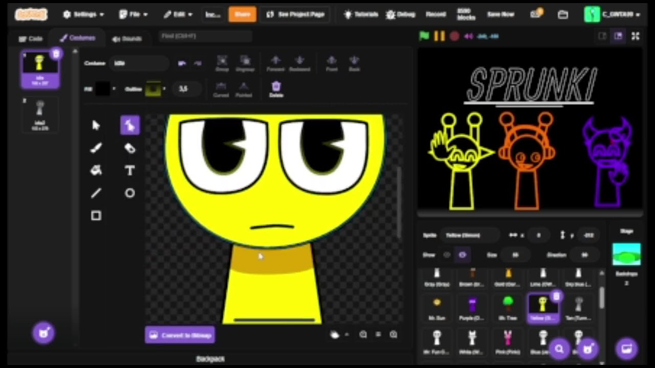 Making a Incredibox - Sprunki mod (Sprukan) | part 1