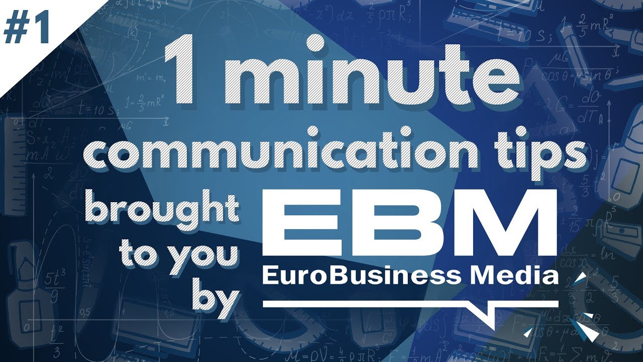 EBM Communication Tips #1: Communic8&trade;