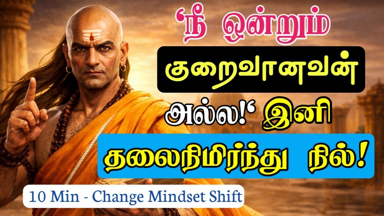 தாழ்வு மனப்பான்மையை தூக்கி எறியுங்கள்: 10 Min Mindset Shift | Chanakya Niti Tamil Confidence Tips