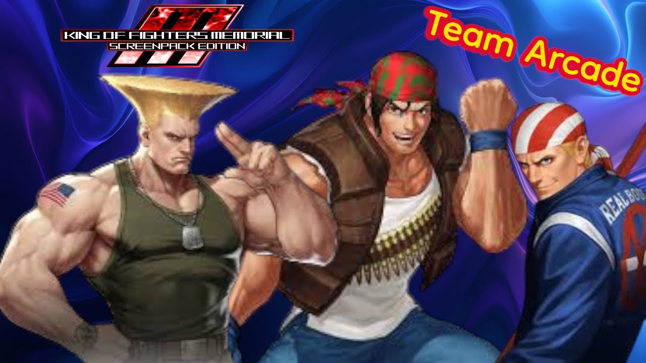 ⚡ **Guile • Relf • Billy | Team Arcade****IKEMEN GO – KOF Memorial Screenpack Edition**