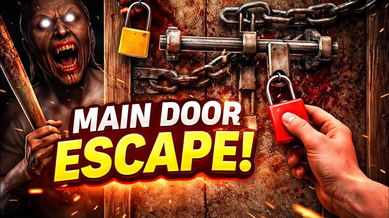 Granny Main door escape 😱