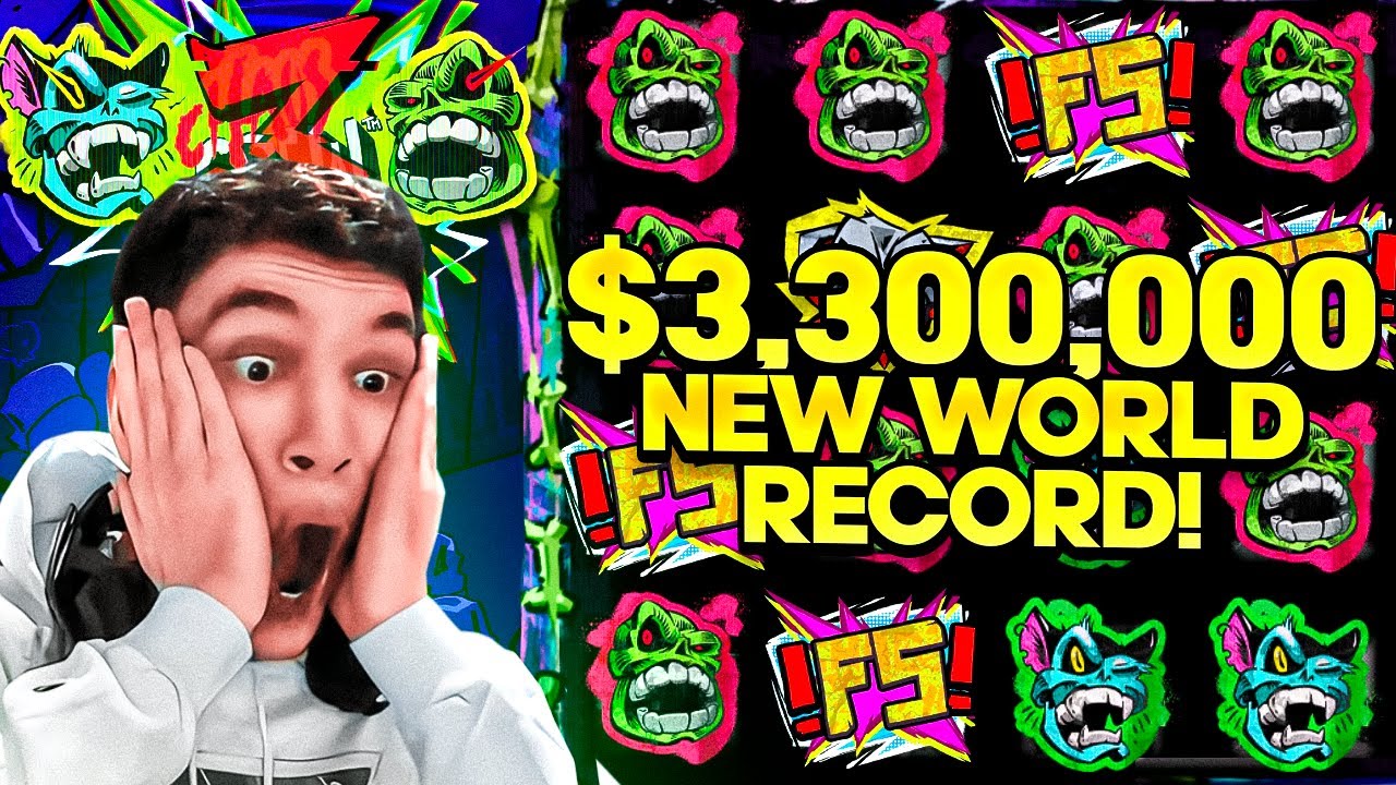 TRAIN HITS NEW WORLD RECORD CHAOS CREW 3 SLOT WIN!