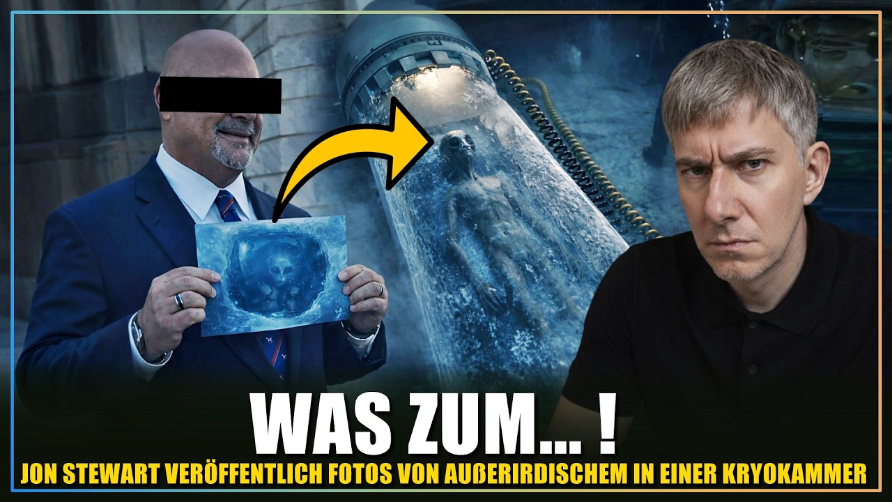 Jon Stewart veröffentlicht Fotos von Alien in Kryokammer | Ich habe einen Gatekeeper entlarvt !