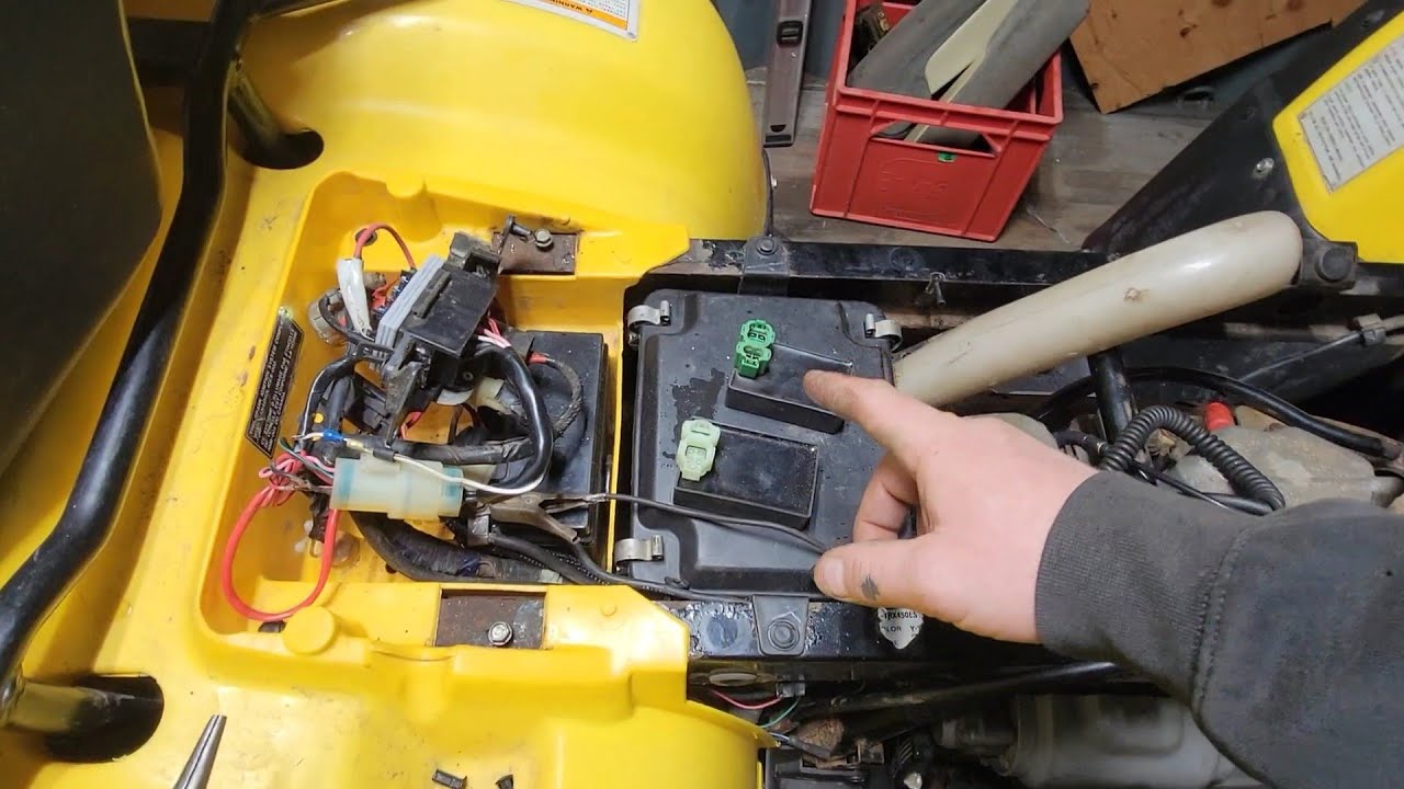 honda foreman fan's not working .. controle module bypass  !! no problem boyzz..5$
