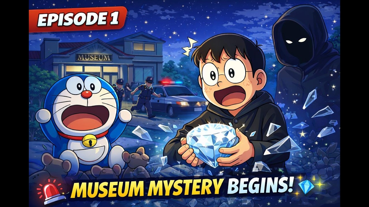 Nobita the Museum Thief! 💎🚨 | Episode 1 Mystery Begins