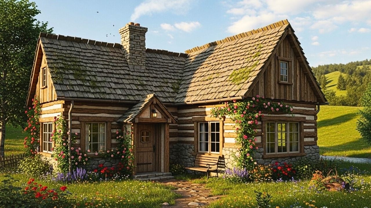 Inside a charming cabin in the woods | A relaxing tour of the house