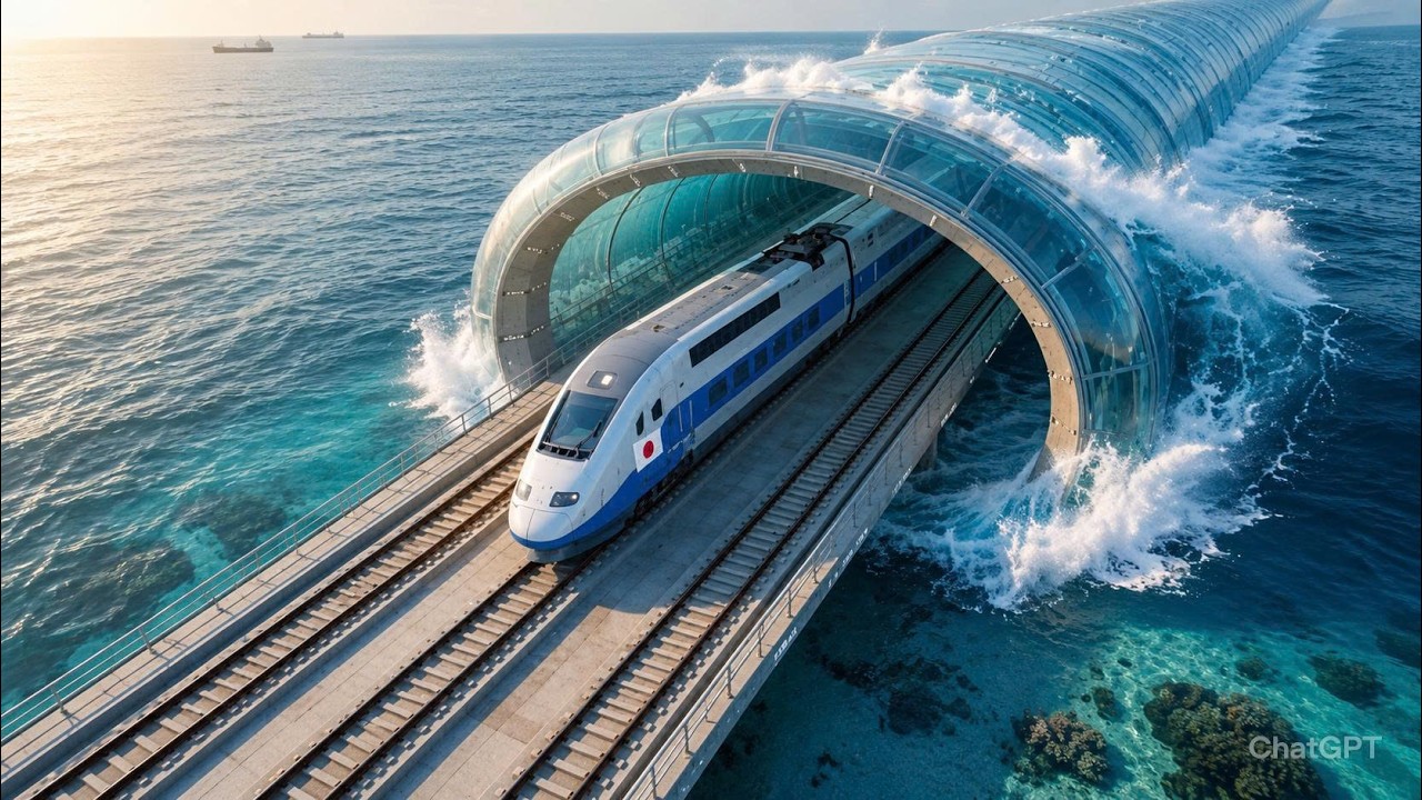 Inside Japan&rsquo;s Mega Tunnel Beneath the Ocean | Bullet Train Construction Process