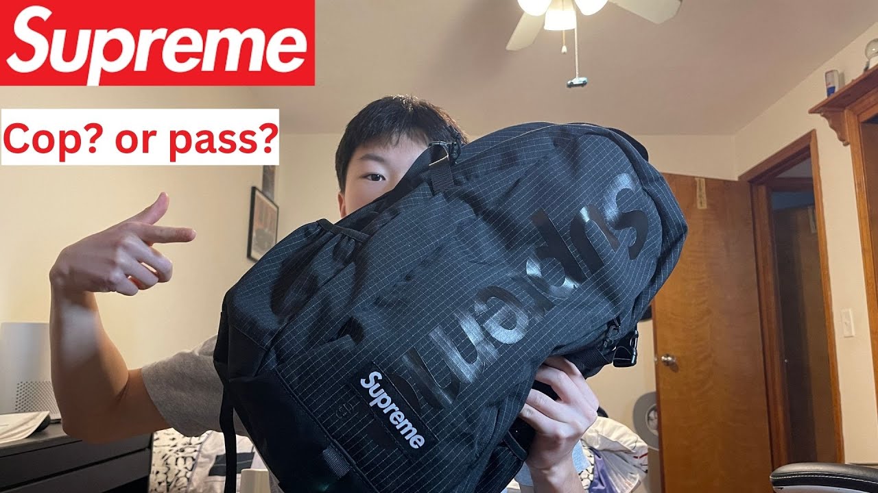 SS24 Supreme Backpack Review. My thoughts and features. Try on