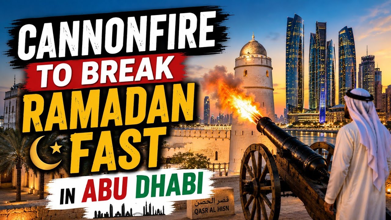 UAE Ramadan Cannon Fires Everyday to Break Roza Iftar l Mansoor Speaks 