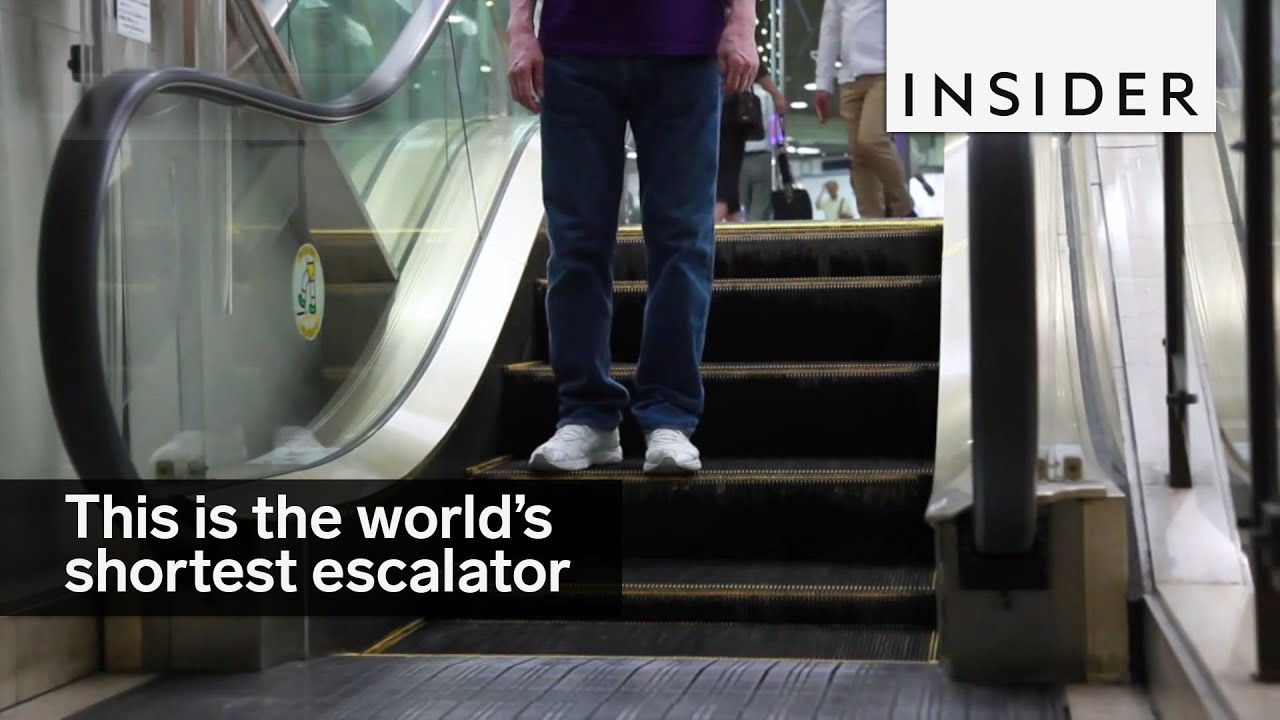 This is the world's shortest escalator