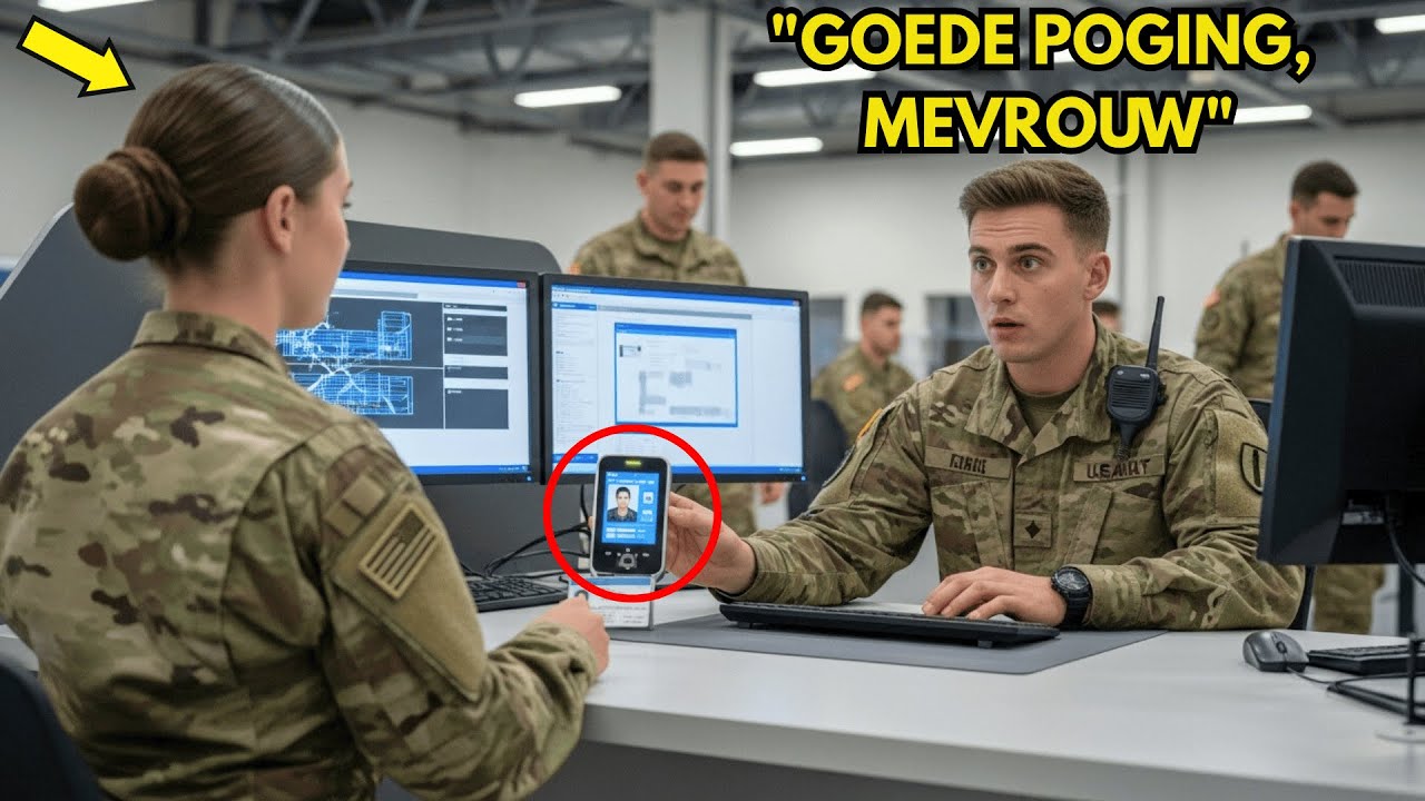 Bewaker scande mijn ID twee keer 'Leuke poging, mevrouw' — en riep 'Breng haar naar commandopost'