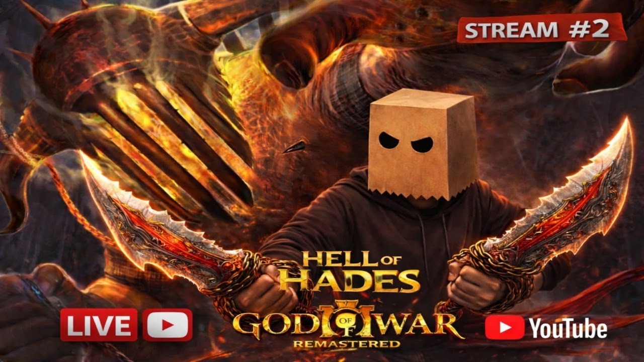 Hell Begins Kratos vs Hades | God of War 3 Remastered | Bharshiva is Live