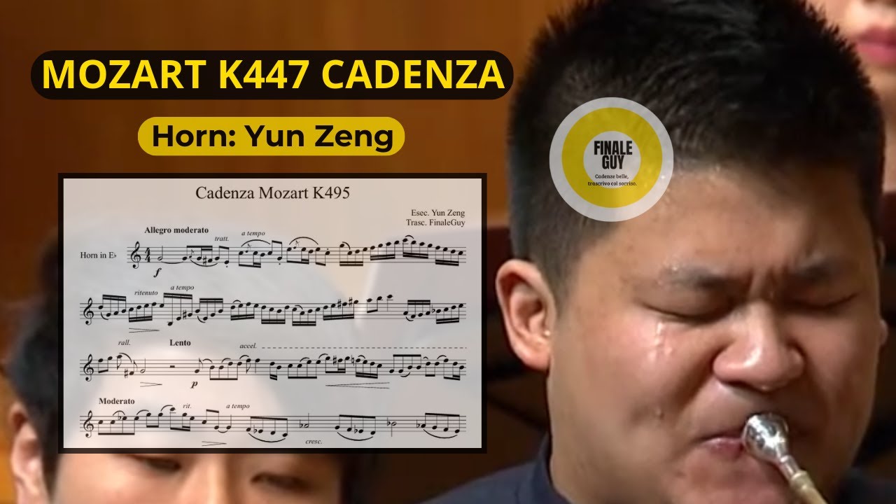 Cadenza Mozart k495 / concerto n.4 Mozart - Yun Zeng