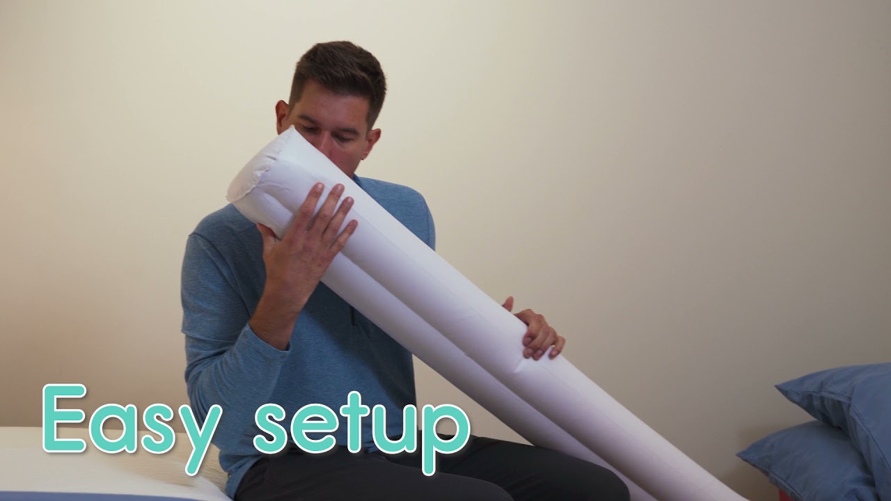 hiccapop Inflatable Bed Rails Bed Bumper for Travel, Portable Bed Bumper for Families on-the-go