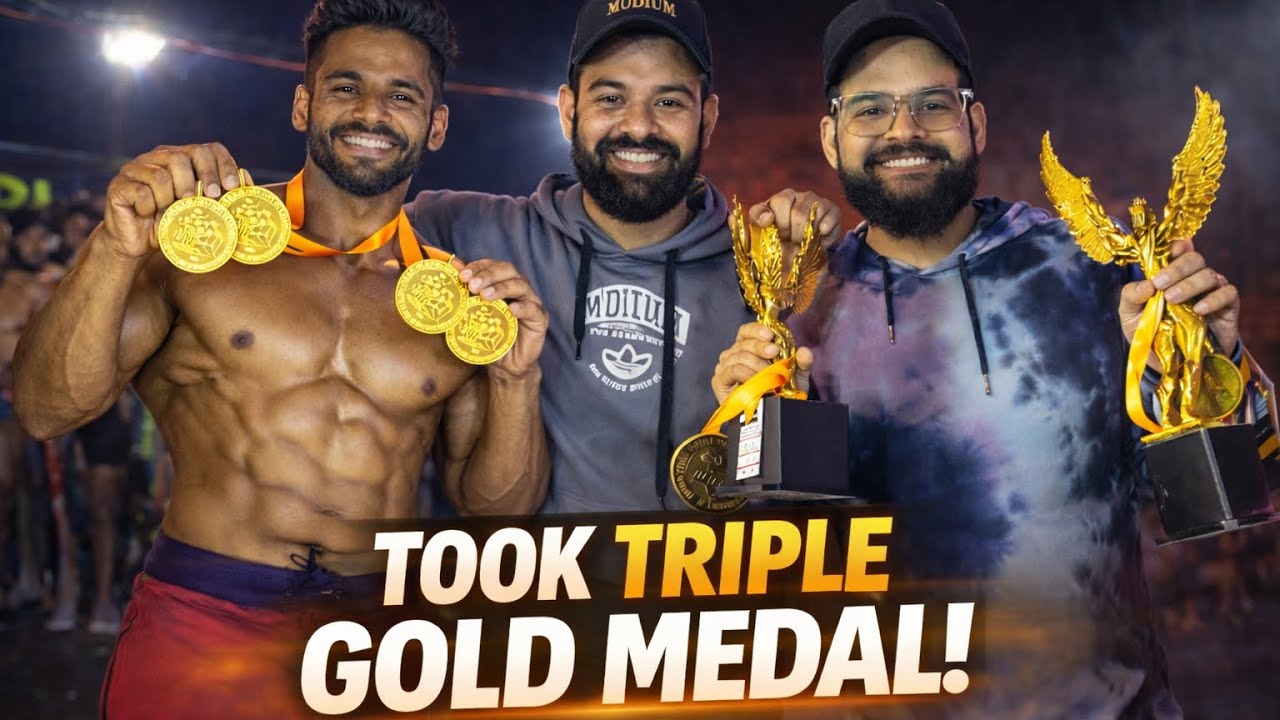 First Open Bodybuilding Competition 😱 | 3 Categories, 3 Medals 🏆