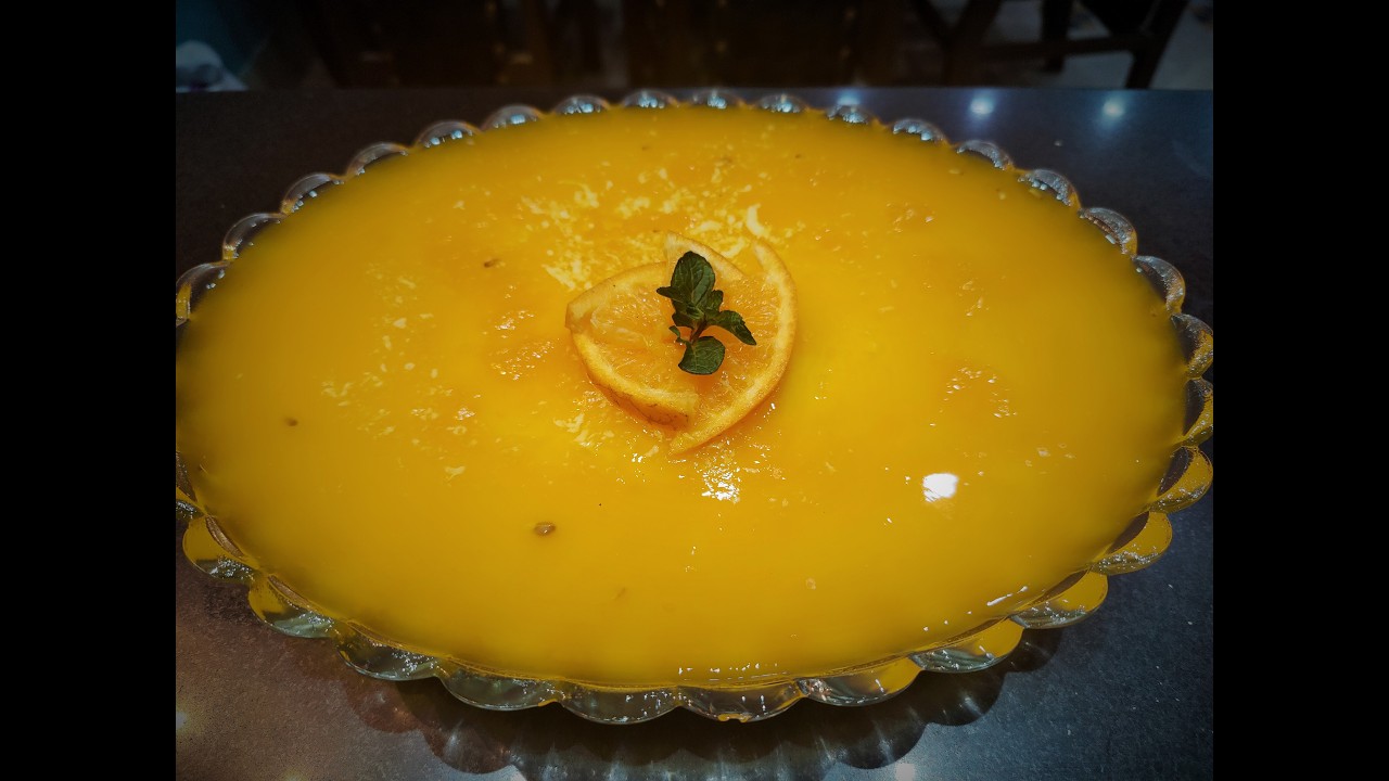 Homemade Orange Dessert | Quick & Refreshing Sweet Dish | MahJabeen Kitchen