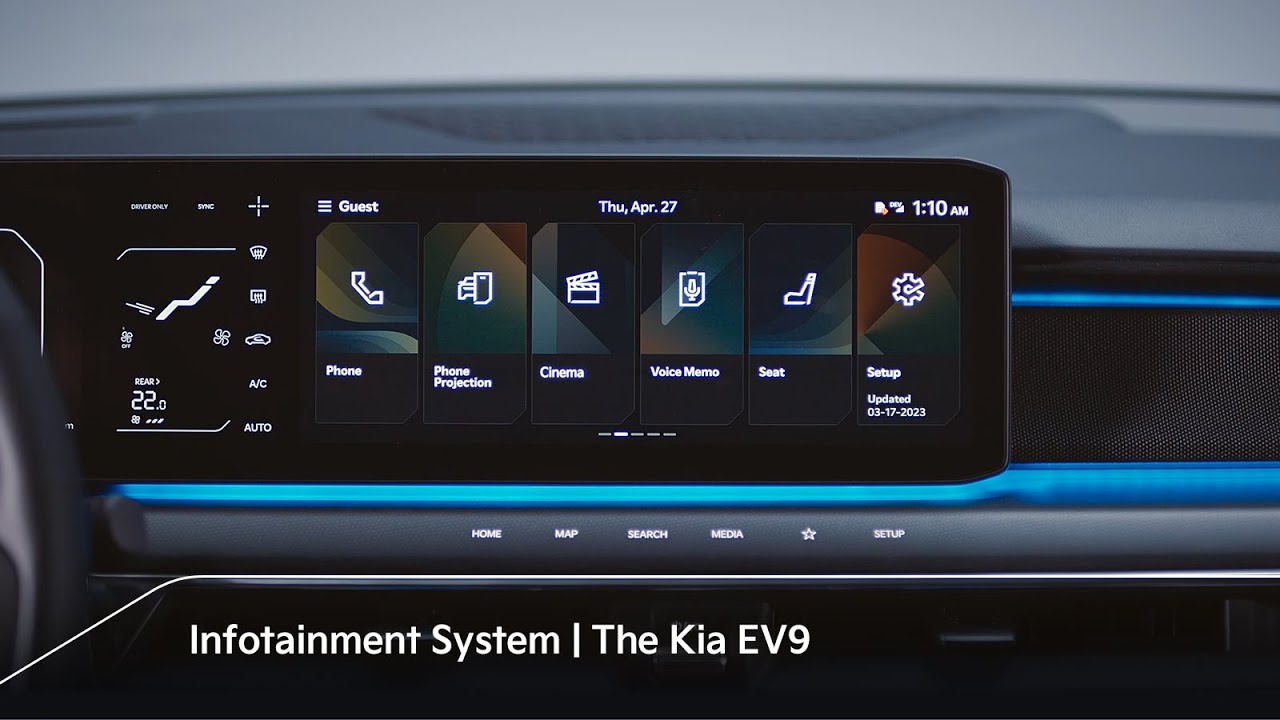 Infotainment System | The Kia EV9