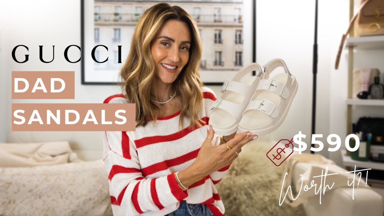 Are the Gucci Rubber Sandals worth the hype? | Unboxing and Reviewing the Gucci Dad Sandals