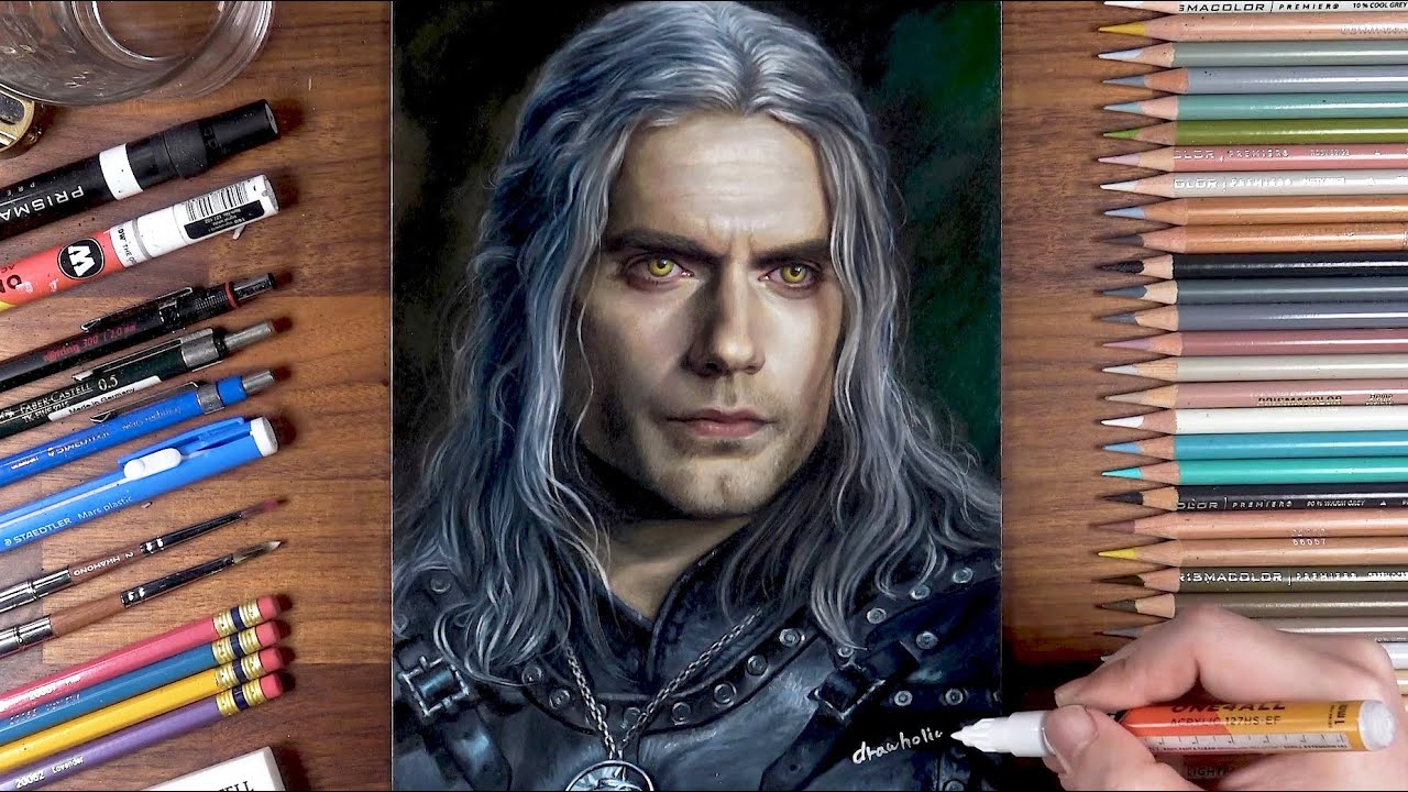 Drawing The Witcher: Geralt of Rivia | drawholic