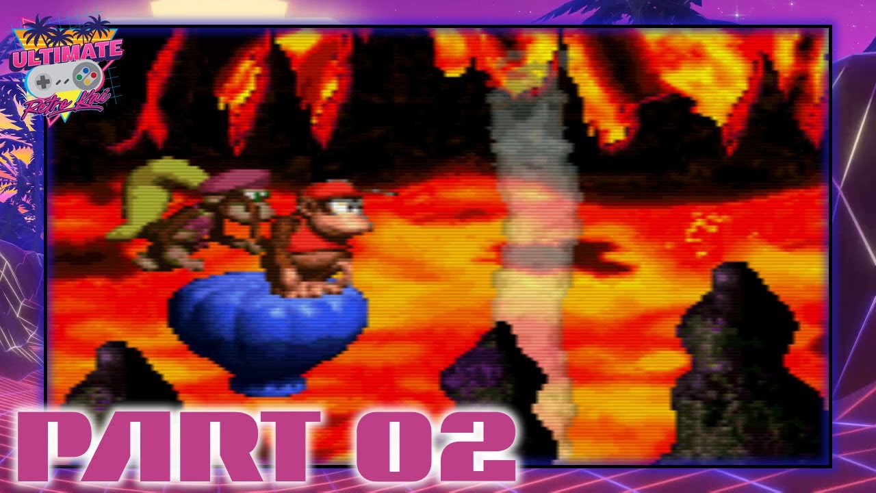 Donkey Kong Country 2 Diddy's Kong Quest [SNES] Part 02 Crocodile Cauldron {No Commentary}