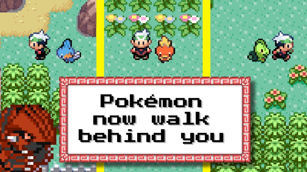 Взлом Pokémon Emerald позволит покемонам ходить вместе с вами
