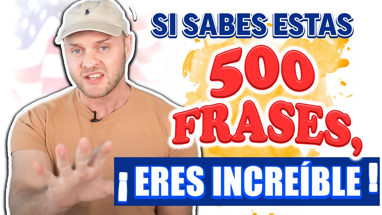 👂Educa tu oído con 500 FRASES MÁS COMUNES | 🎧 Entrenamiento de Escucha con Pronunciación Correcta