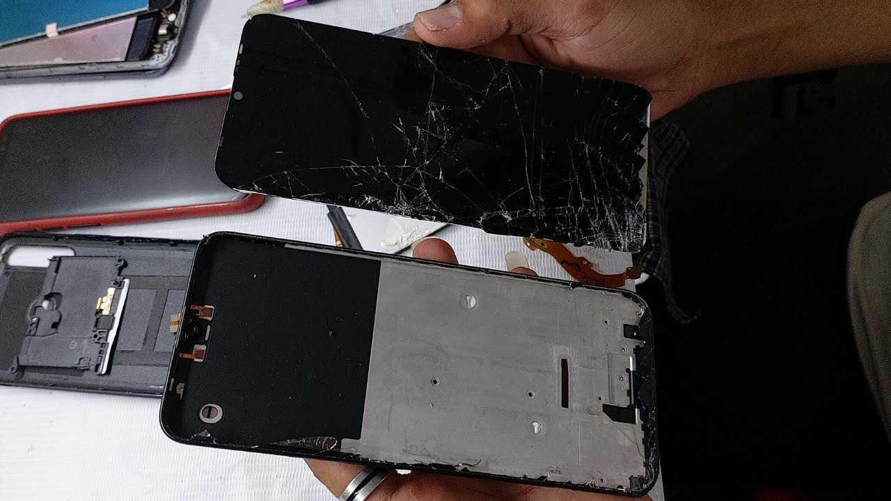 infinix Hot 8 Full Cracked LCD Replacement | Restoration Destroyed Phone | infinix X650