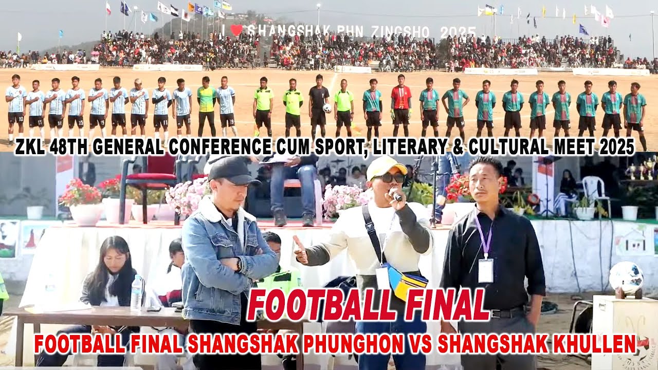 Football Final Shangshak Phunghon Vs Shangshak Khullen ZKL 48th GENERAL CONFERENCE  20-31Jan 2025