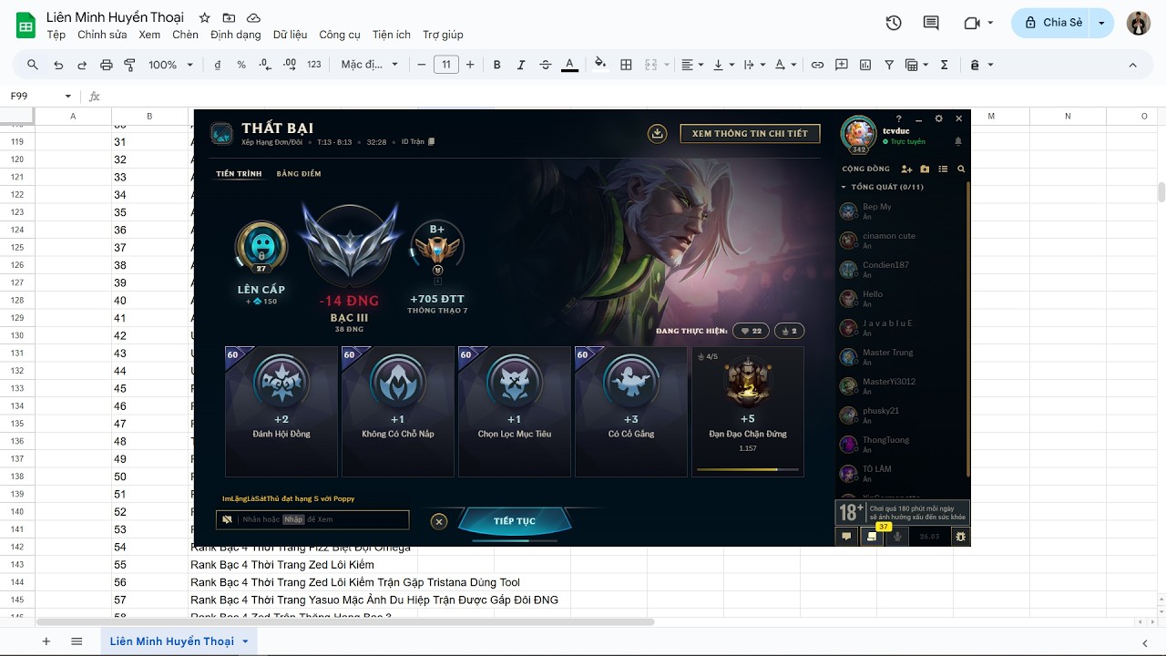Rank Bạc 3 Thời Trang Yasuo Mặc Ảnh Du Hiệp