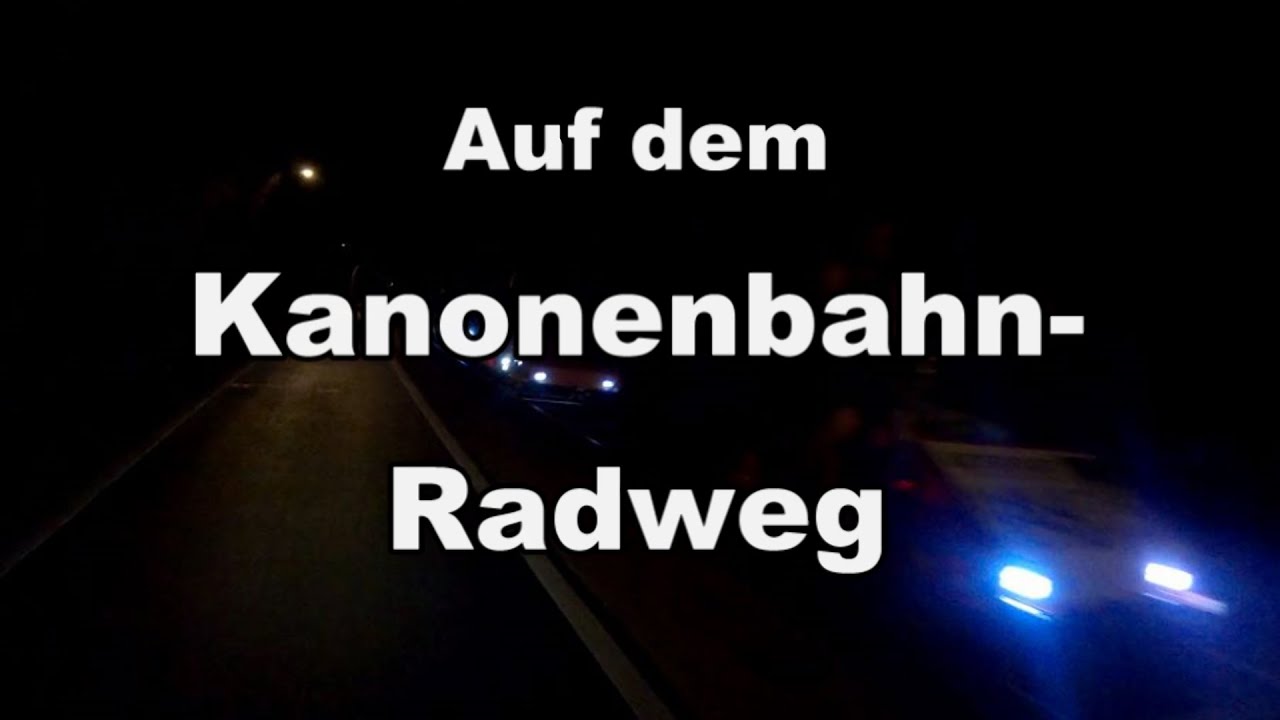 Auf dem Kanonenbahn-Radweg