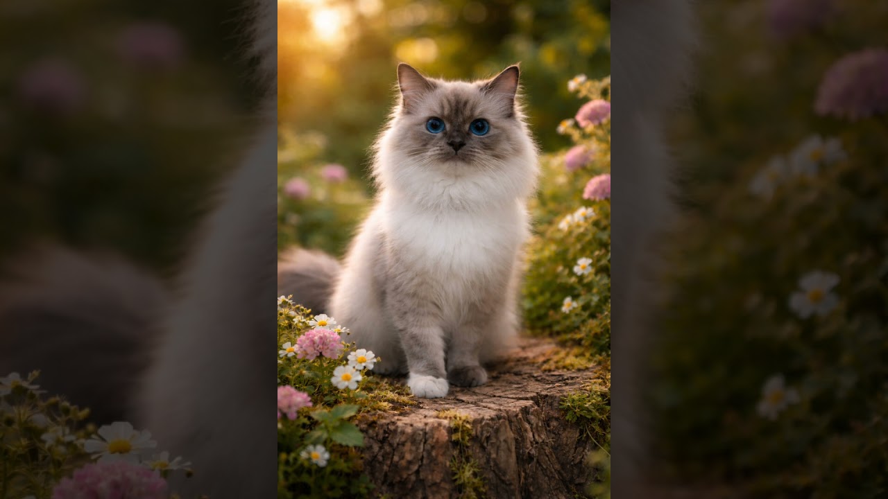 Cute Cat Meowing 🐱 | Soft & Relaxing Sounds . Kitten  Meao . قطة كيوت تقول مياو 😻