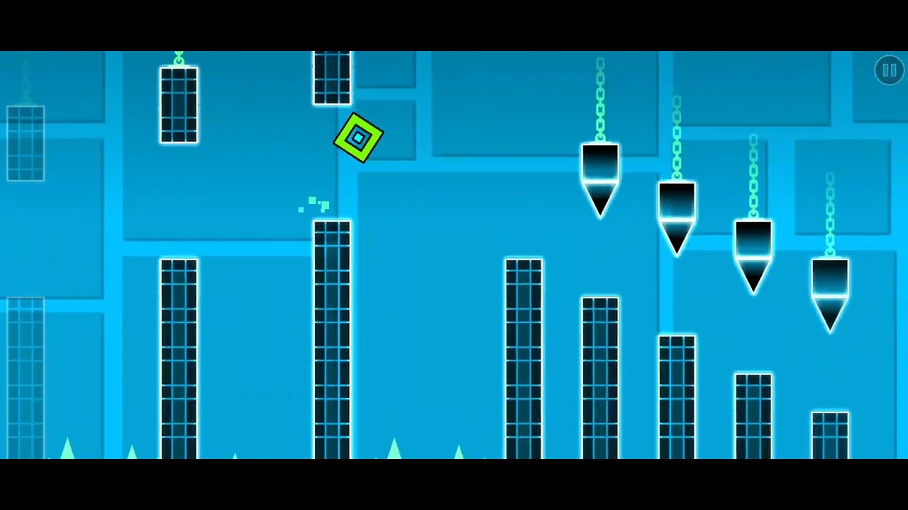 Jugando geometri dash p3