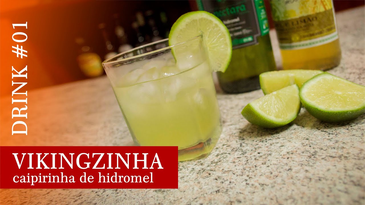 VIKINGZINHA (caipirinha de hidromel) Drink com hidromel #01
