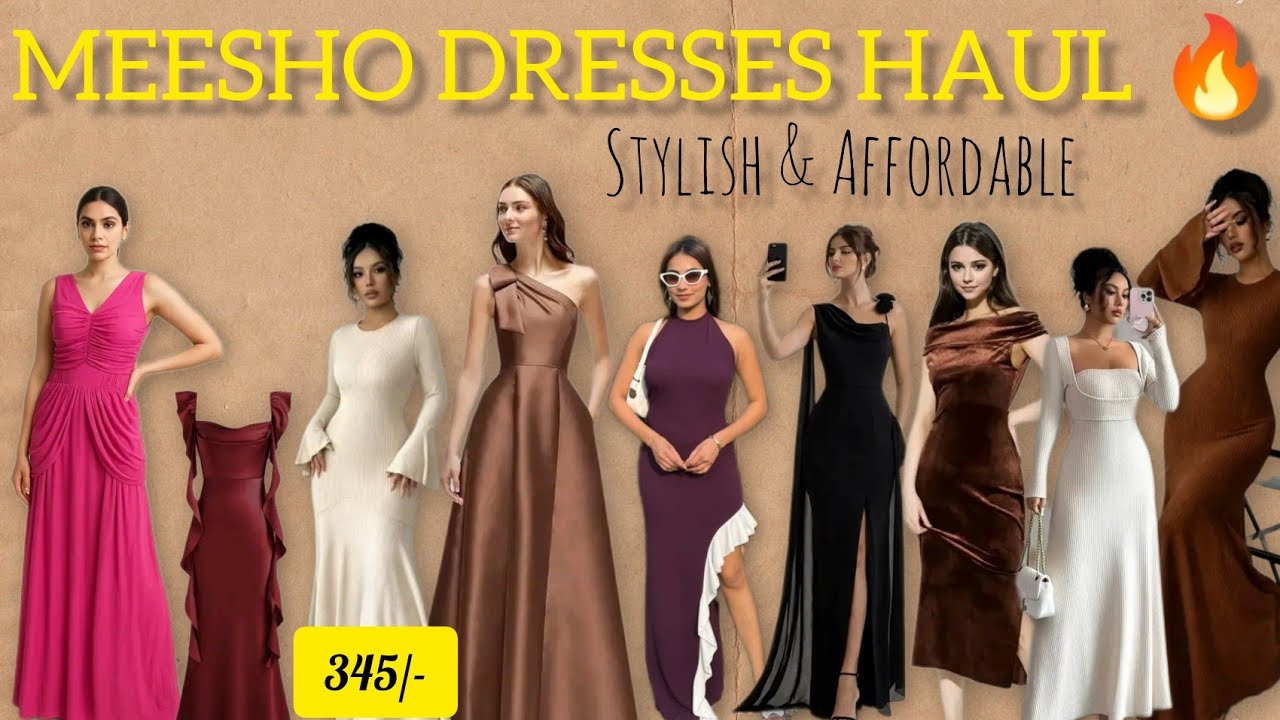 Meesho Dresses Haul Latest 🔥Meesho dresses haul new 🎀/Meesho birthday dress haul under 500/-#meesho 