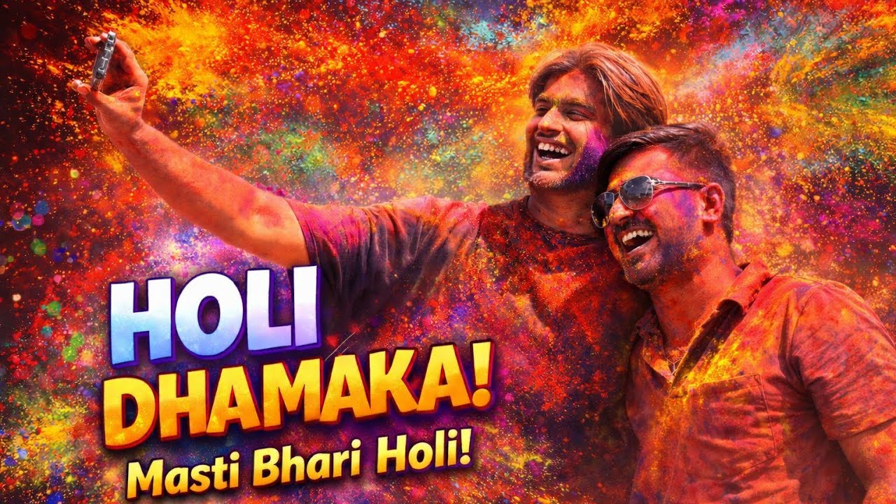 Day 63 😄 “Holi Mein Hua Kuch Aisa…!”