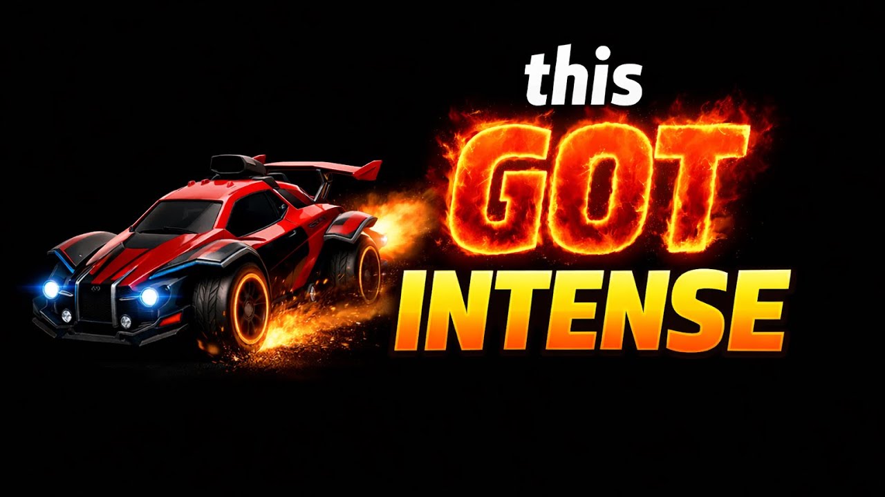 This Rocket League game got INTENSE | GmanRL