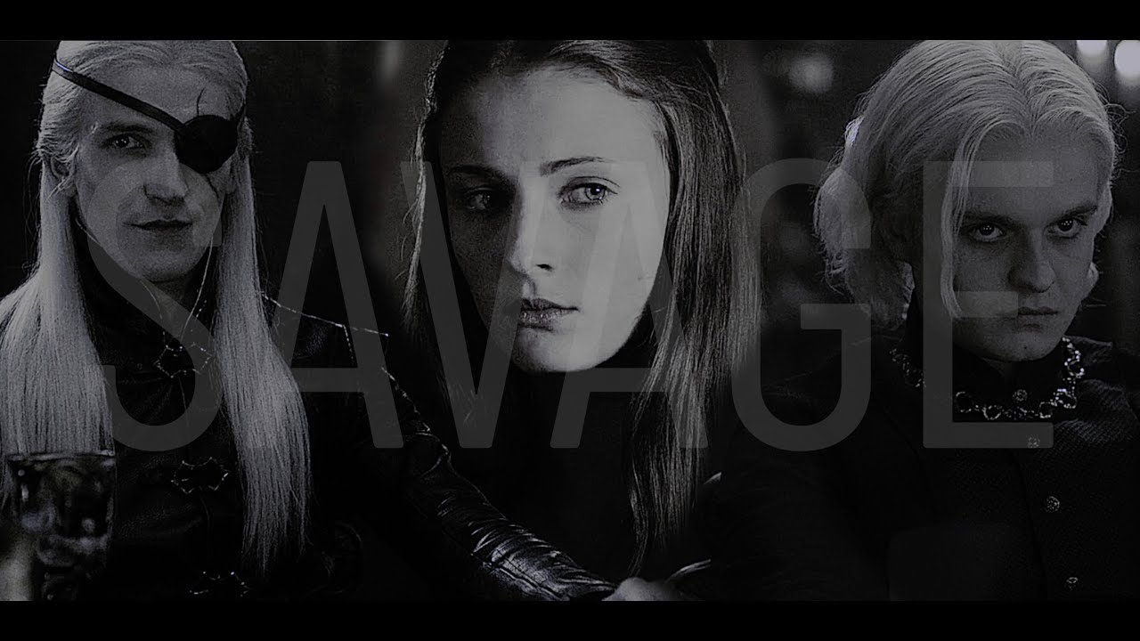 Aegon + Sansa + Aemond || s a v a g e [AU]