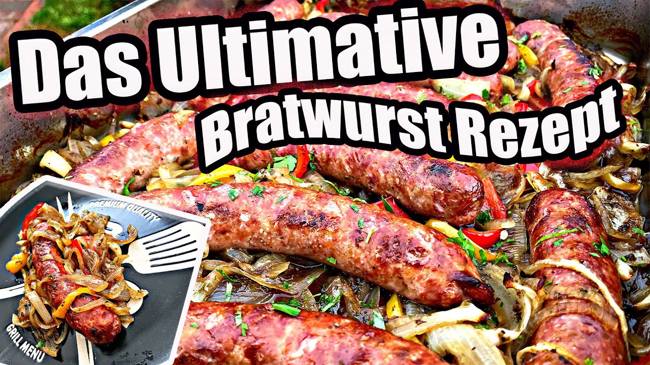 Bier Zwiebel Bratwurst vom Grill | The BBQ BEAR