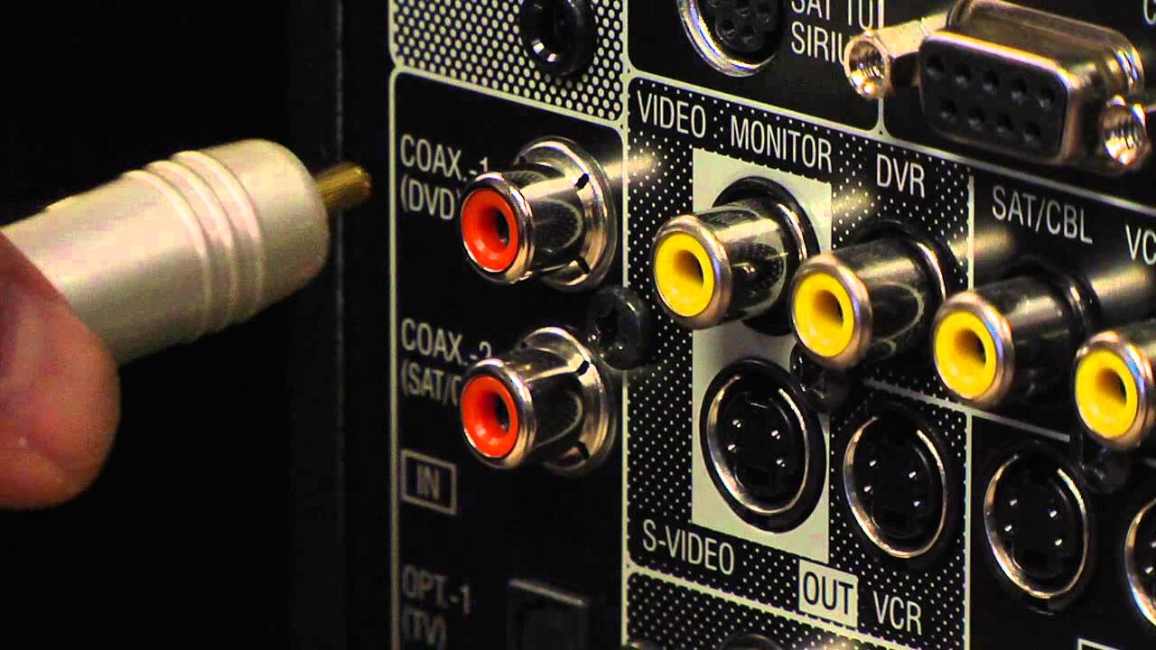Connecting Audio Cables for Home Theater System Setup : Home Theater