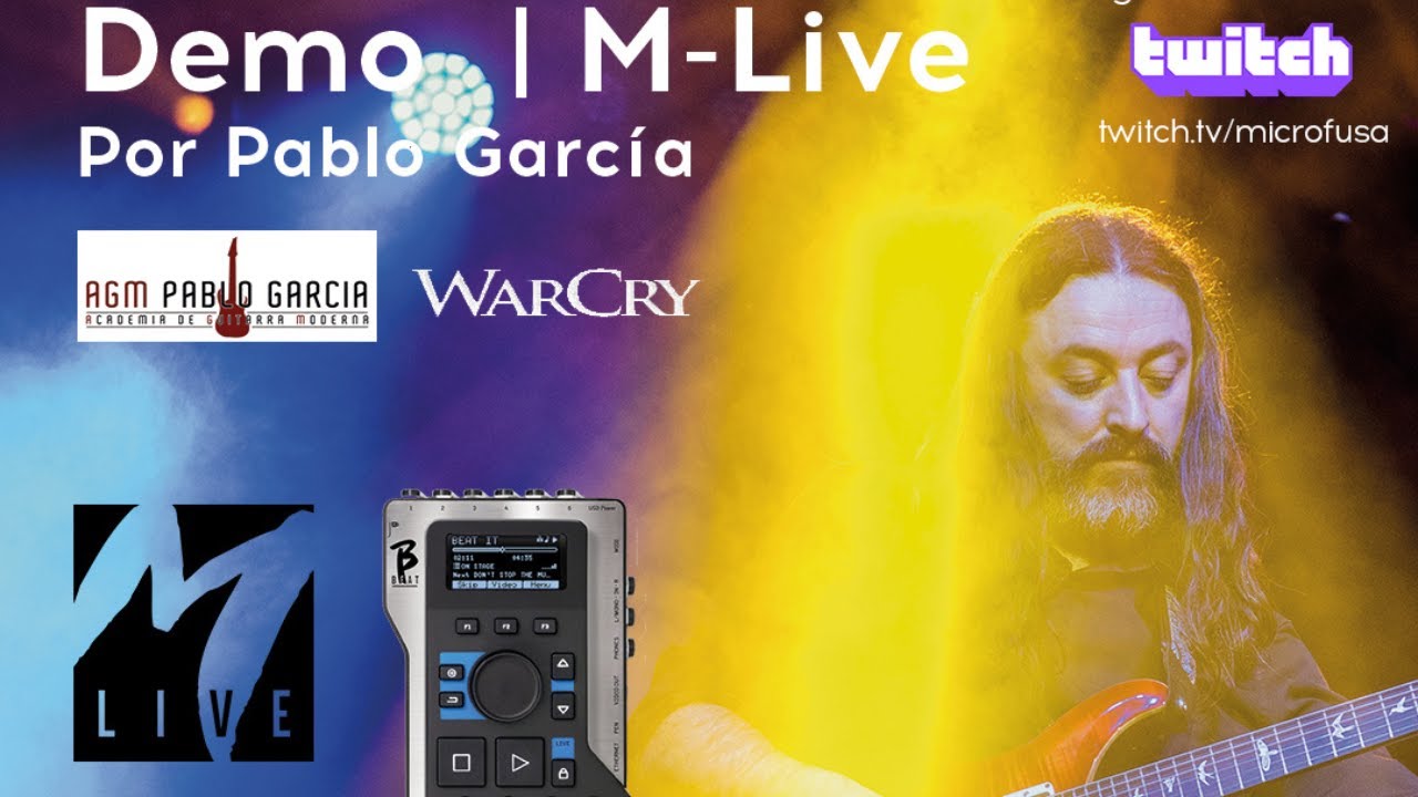 Presentamos el B.BEAT de  @m-live  con Pablo García, guitarrista de  @WarcryOficial ​