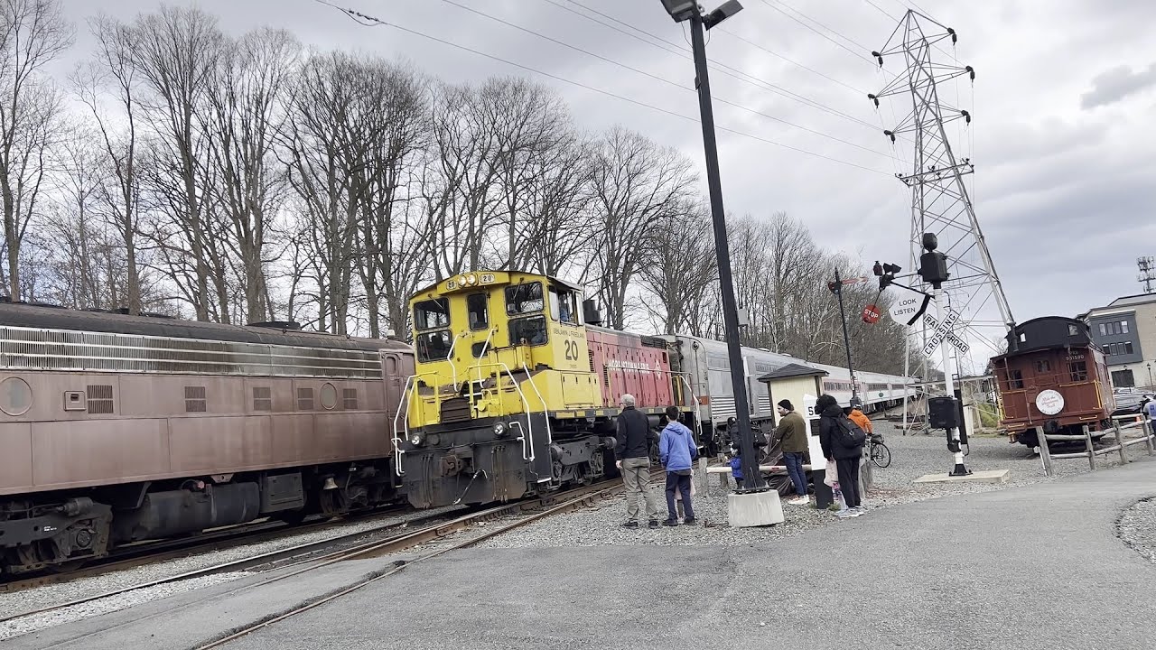 Whippany Railway Museum Easter Bunny Express and Quick Tour of Whippany Yard 4-10-2022