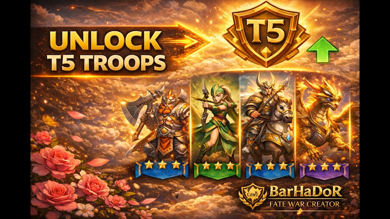 Unlock T5 Troops FAST! | Fate War Complete T5 Requirements Guide
