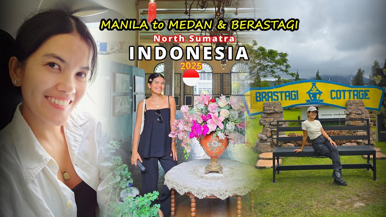 PINAY FIRST TIME IN MEDAN and BERASTAGI, NORTH SUMATRA 🇮🇩 2025 EP. 1 | @HappyPinayTraveler