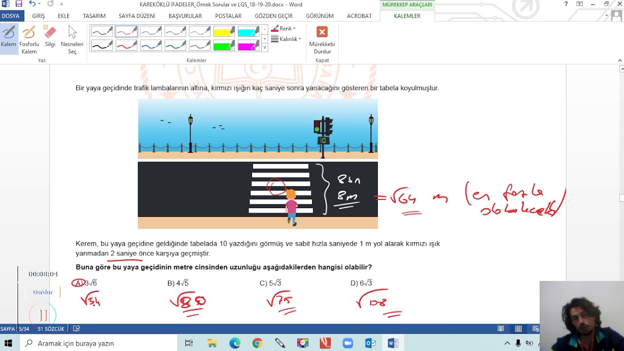 KÖKLÜ İFADELER SORU ÇÖZÜMLERİ 3