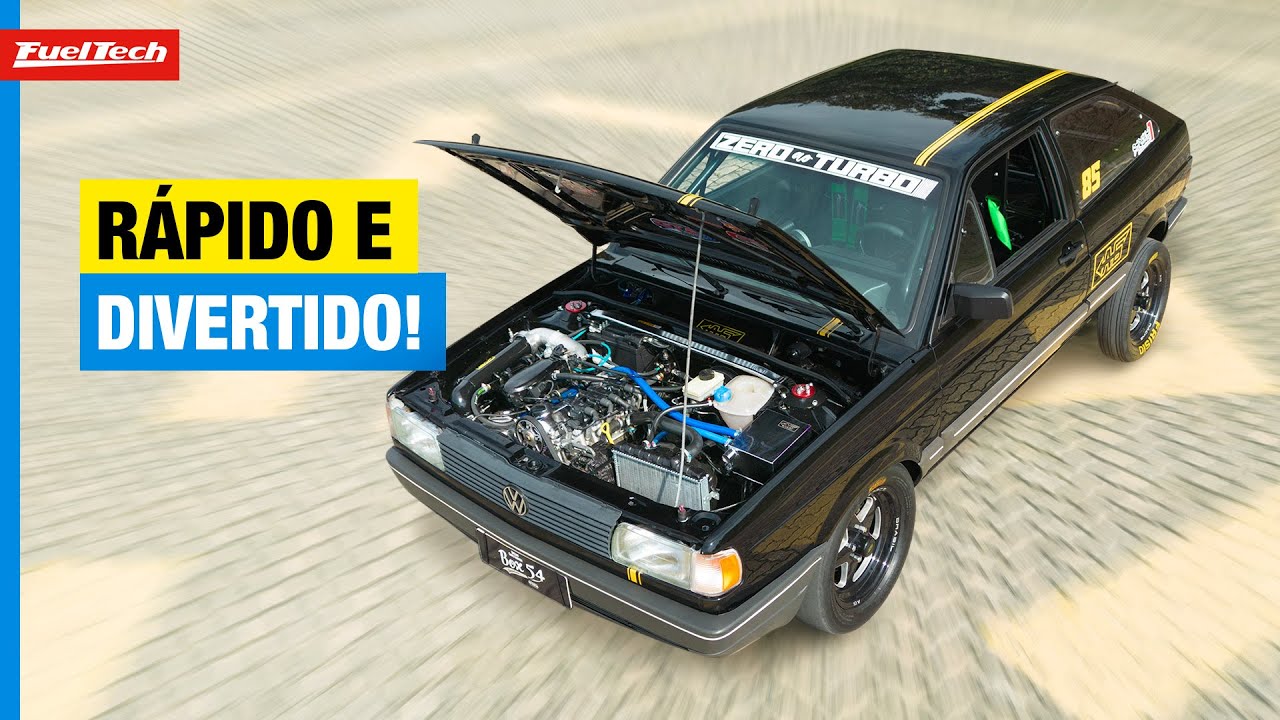 Gol Turbo 300cv é a porta de entrada no mundo da arrancada! 7,2s nos 201’