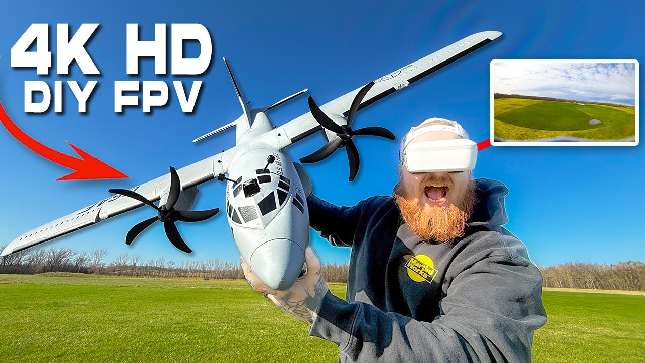 EPIC RC Plane Converted to FPV! SO GOOD!