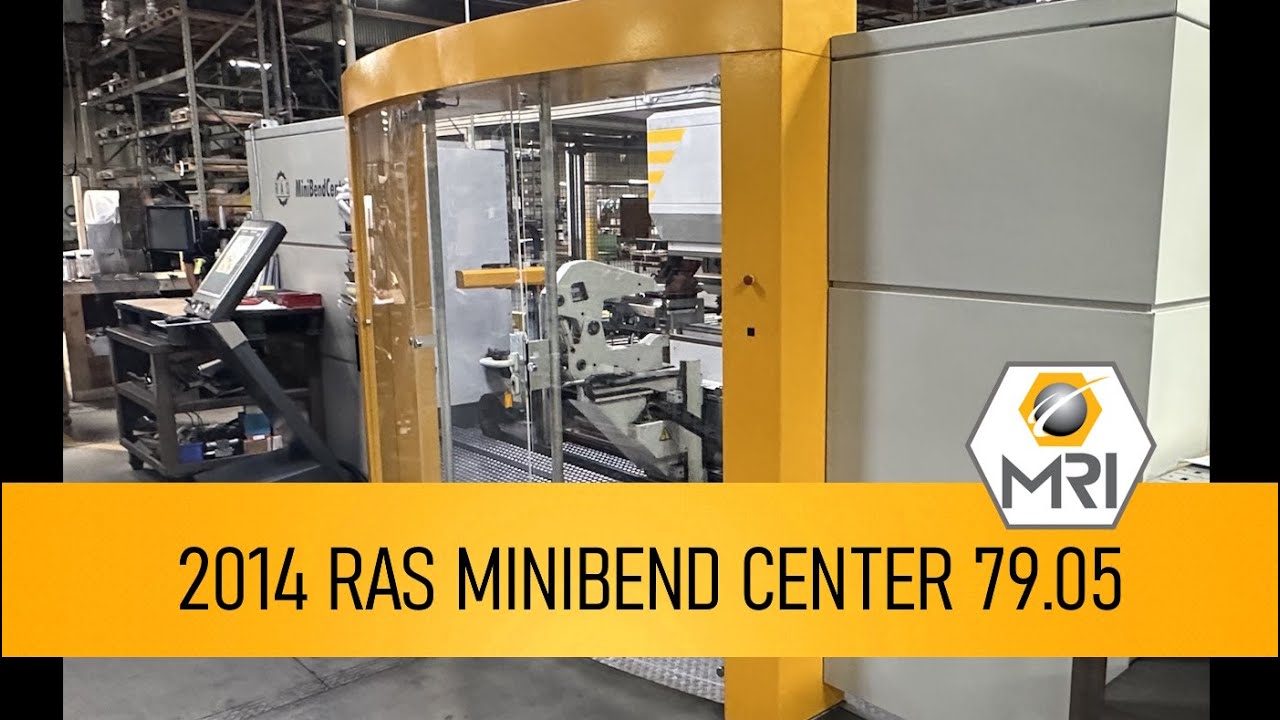 2014 RAS MINIBEND CENTER ROBOTIC FOLDING MACHINE WITH TOOL CHANGER
